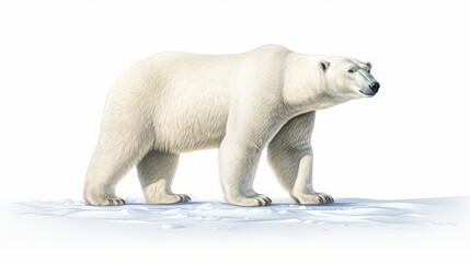 Fototapeta premium white polar bear.