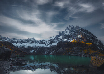 Laguna Amarilla, El Altar, Ecuador, El Altar Volcano.