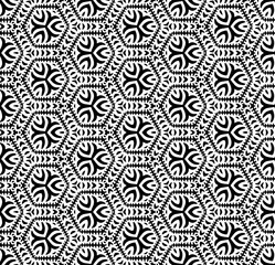 Black seamless abstract pattern. Overlay for background and backdrop. Ornamental design. PNG graphic illustration with transparent background.