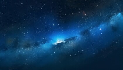 Fototapeta na wymiar Universe filled with stars, nebula and galaxy background