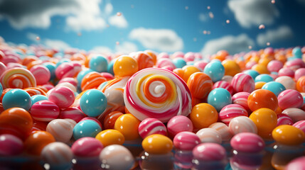 Colorful candies.