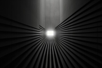 Room illustration black dark design corridor architecture abstract light background empty white
