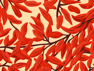 Illustration fruit background of red goji berries