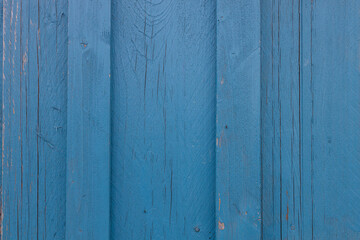 Rustic Wooden Texture with Blue Paint