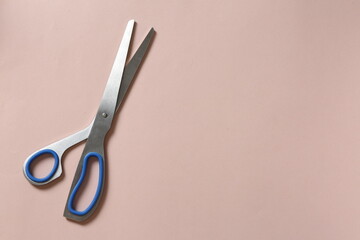 scissors on the table