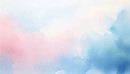 light watercolor abstract background gentle gradient pastel softcolor pink white and blue blank...