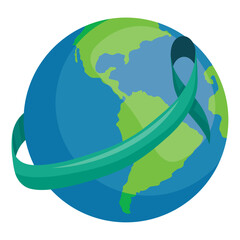 tourette syndrome world day illustration