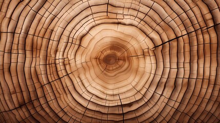 Fototapeta premium Wooden slice pattern. High quality wood texture. Cross section of tree. Background for interior