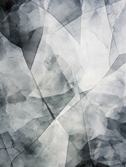 Grey Marble Creative Abstract Geometric Texture. Graphic Digital Art Decoration. Abstract Shaped Surface Vertical Background. Ai Generated Vibrant Angular Pattern.