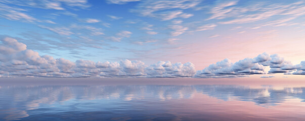  Panorama of sea waves against the cloudy sky