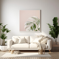 living room frame art