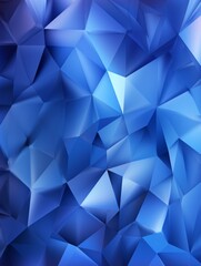 Iolite Crystal Creative Abstract Geometric Texture. Graphic Digital Art Decoration. Abstract Shaped Surface Vertical Background. Ai Generated Vibrant Angular Pattern.