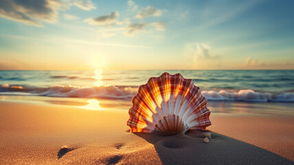 seashells on the beach