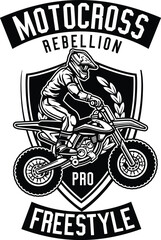 motorcycle racing emblem