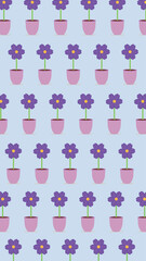 Wallpaper flowers purple. Flower pattern
