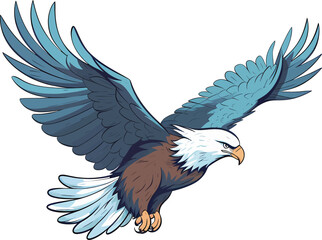 eagle with wings