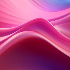 Colorful minimalistic geometric background smooth waves and color transitions in pink