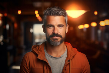 Obraz premium Embracing the confidence that comes with a brilliant smile. Concept of confidence radiance. Generative Ai.
