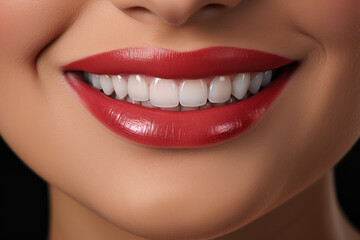 Fototapeta premium A smile that reflects newfound confidence and positivity. Concept of confident and positive smiles. Generative Ai.