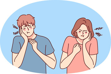 Unhealthy people suffer from toothache