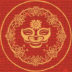 Chinese New Year design template