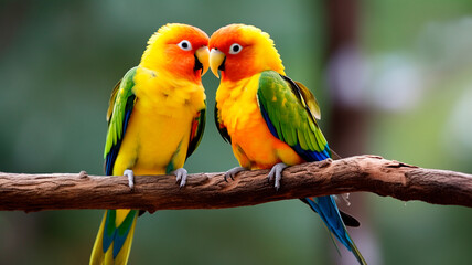 Obraz premium illustration of birds of australia