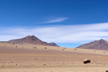 Fototapeta na wymiar Bolivia, Salvador Dali Desert. Avaroa National Park.