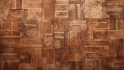 Fototapeta premium Traditional patterned fabric texture