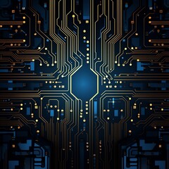 Electronic circuit board background, a tech-themed backdrop with circuit patterns