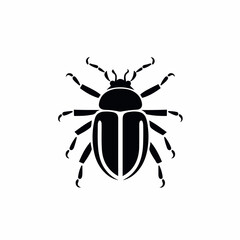 Beetle in cartoon, doodle style. 2d vector illustration in logo, icon style. AI Generative