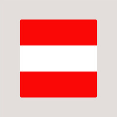 austria flag. vector illustration national flag isolated on light background