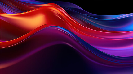 Fototapeta premium Multicolor abstract neon background. Created with Generative AI
