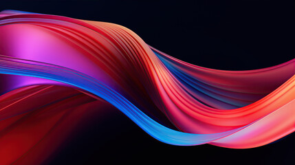 Multicolor abstract neon background. Created with Generative AI