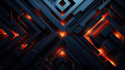 Futuristic gaming background banner illustration