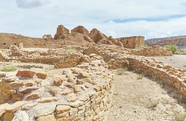 Pueblo del Arroyo at Chaco Canyon, New Mexico