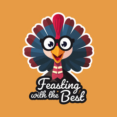 thanksgiving cute turkey graphic, Christmas Cartoon Character, happy thanksgiving cartoon turkey in the autumn. Thanksgiving Turkey Bird Cartoon Mascot Character. Vector Hand Drawn Illustration.
