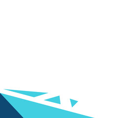 Fototapeta premium Abstract Minimalist Footer