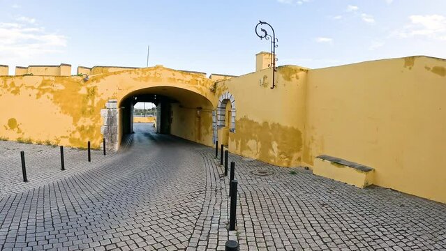 Fortification of Elvas city - the Oliven&ccedil;a inner gate, district of Portalegre, Alentejo, Portugal