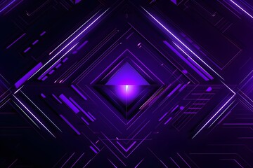 Fototapeta premium Futuristic purple technology pattern background