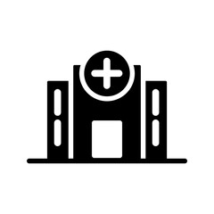 Fototapeta premium Hospital icon PNG file