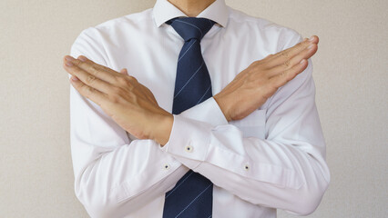 NGを出すビジネスマン イメージ