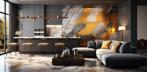 Modern living room design idea