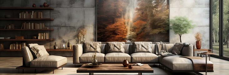 Modern living room design idea