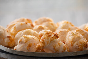 Traditional tapioca biscuits or cheese bread from Minas Gerais. Polvilho azedo