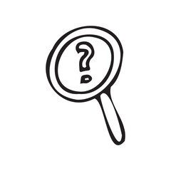  search. searches. to find. information. curious. color background. there is animation.. vector drawing.