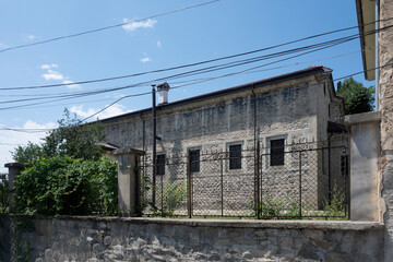 Fototapeta na wymiar Typical Building at Old town of Karlovo, Bulgaria