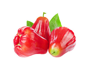 ripe roseapple isolated on  transparent png