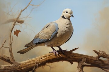 Eurasian Collared Dove Generative Ai