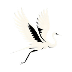 white swan flying