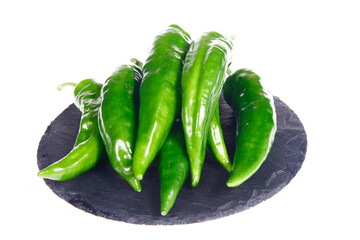 Chilies are isolated in white background